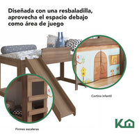 Thumbnail for Cama Individual Resbaladilla Tobogán Mini Loft KingsHouse