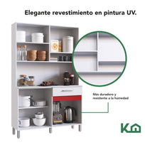 Alacena Organizador Rack Multiuso Gabinete Mueble De CocinaKHA8PNC