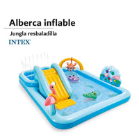 Thumbnail for Alberca Inflable Centro De Juegos Jungla Resbaladilla Intex