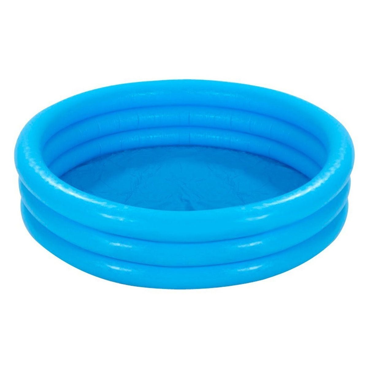 Alberca Inflable Circular Crystal Azul De Niño Hogar Intex