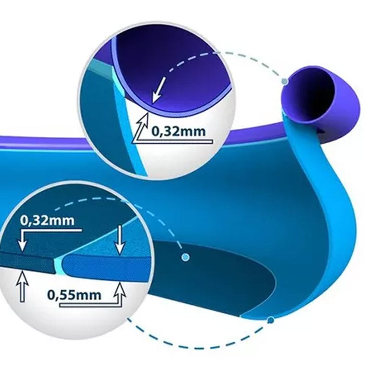 Alberca Piscina Horgar Inflable 396 x 84 Cm Intex + Cubierta