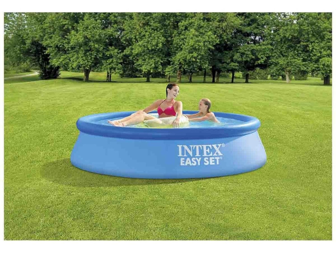 Alberca Piscina Inflable Circular 2.44 Metros Easy + Bomba Intex