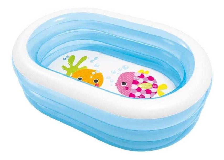 Alberca Piscina Inflable Ovalada 3 Aros 230 Litros De Niños Intex57482NP-INTEX