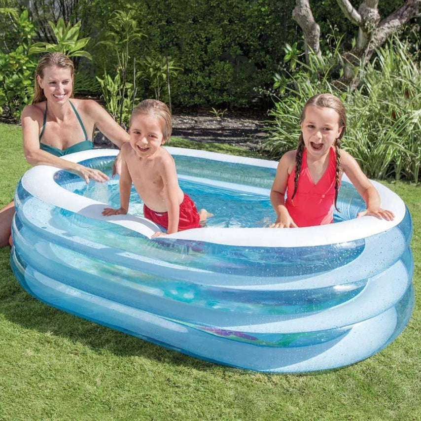 Alberca Piscina Inflable Ovalada 3 Aros 230 Litros De Niños Intex57482NP-INTEX