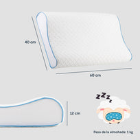 Almohada Ortopédica Cervical Memory Viscoelástica ColordreamsDREAMSPEDICQ