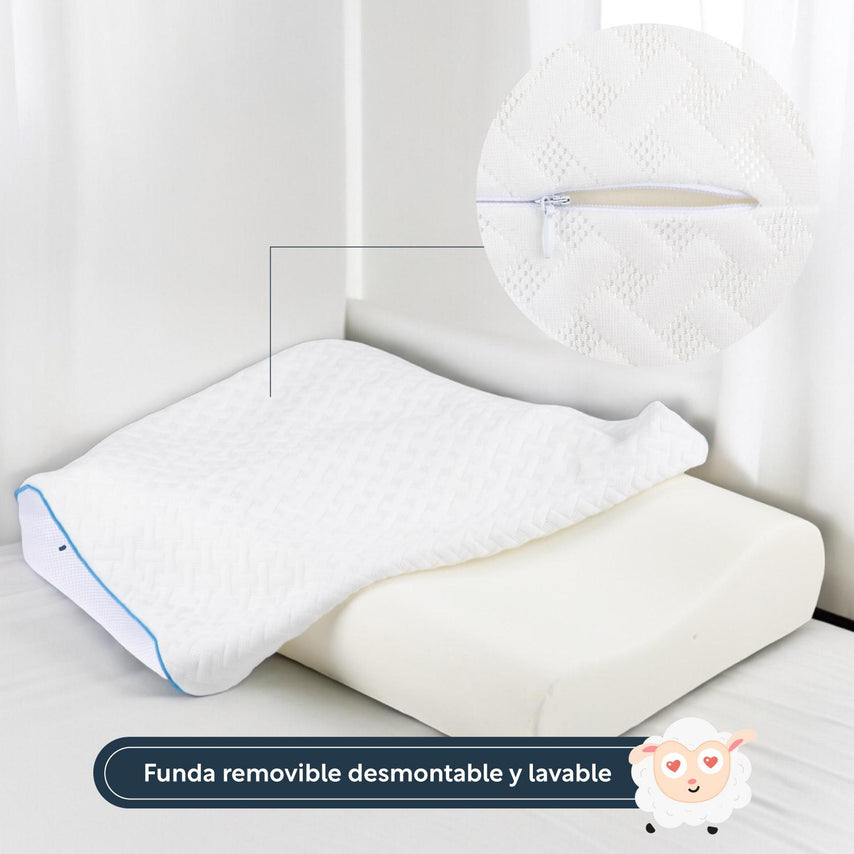 Almohada Ortopédica Cervical Memory Viscoelástica EstándarDREAMSPEDIC