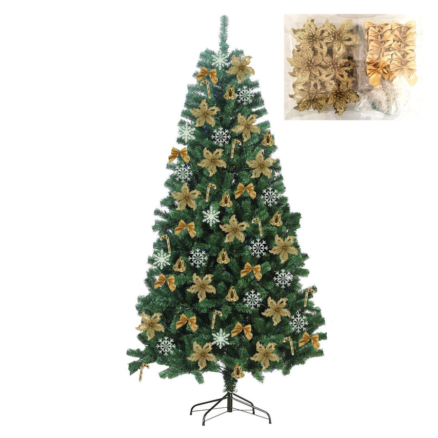 Arbol De Navidad + 120 Piezas Adornos Esferas Navideñas DecoraciónCOMBO-KH-XMAS39