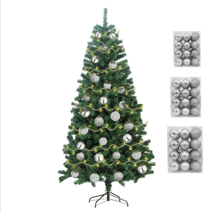 Arbol De Navidad 180cm + Luces 250 Led + Esferas NavideñasCOMBO-KH-XMAS33