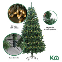 Arbol De Navidad 180cm + Luces 250 Led + Esferas NavideñasCOMBO-KH-XMAS33