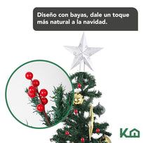 Árbol de Navidad Berries con Soporte de Plástico 180 cm 450 hojas XMASTREE180B KingsHouseCOMBO-KH-XMAS8