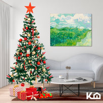 Árbol de Navidad Berries con Soporte de Plástico 180 cm 450 hojas XMASTREE180B KingsHouseCOMBO-KH-XMAS8