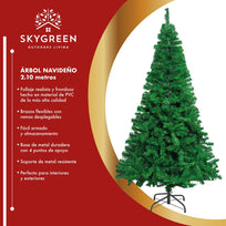 Arbol De Navidad Pino Artificial 2.10m Frondoso FollajeSKYXMASTREE210