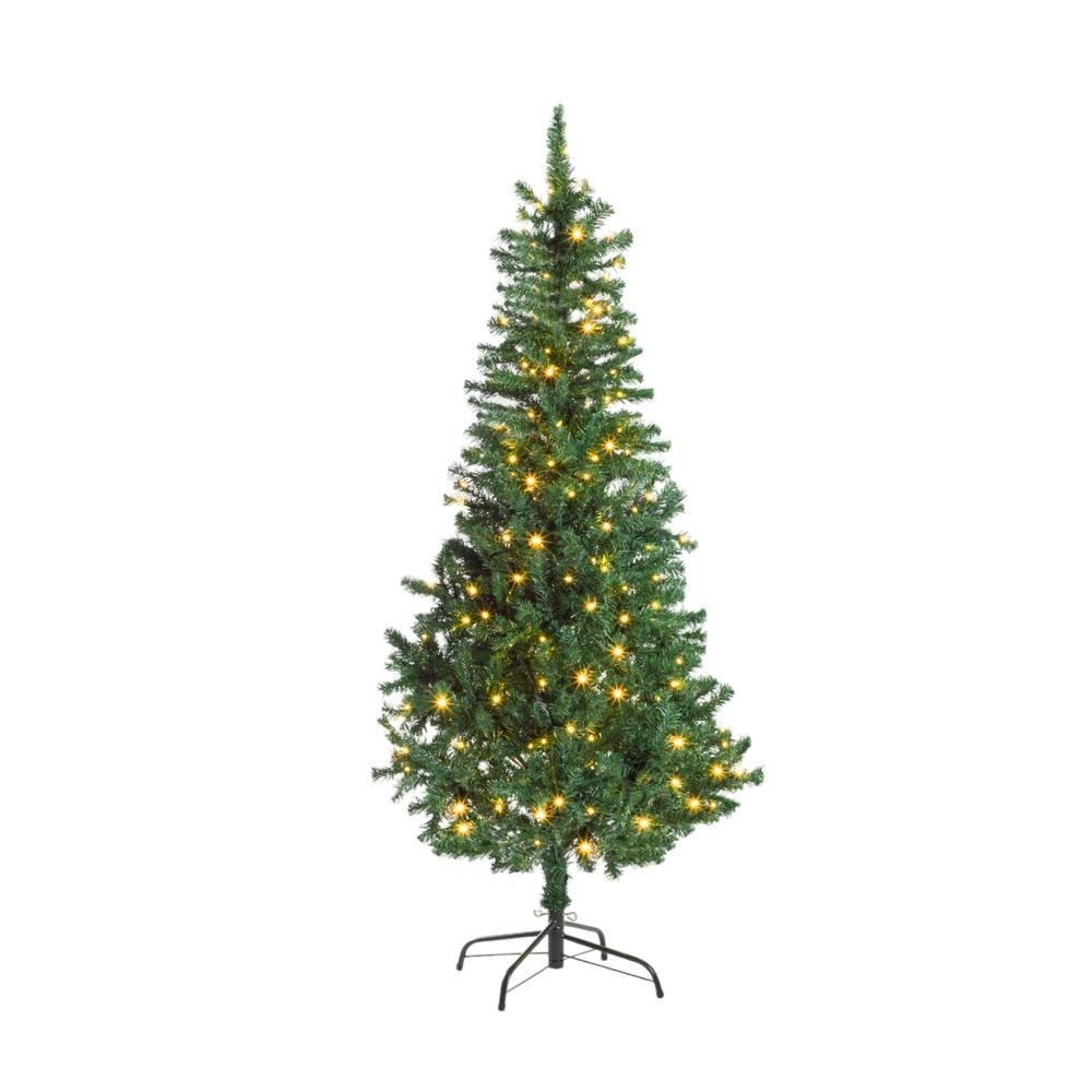 Árbol Navidad Artificial 1.80 M Con Luces LED Pino Frondoso