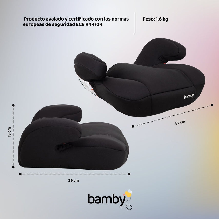 Asiento Elevador Coche Para Bebe Booster Carro Cojin SillaBAMBYBOOST