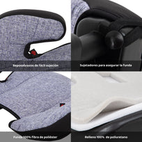 Asiento Elevador Coche Para Bebe Booster Carro Cojin SillaBAMBYBOOSTGN