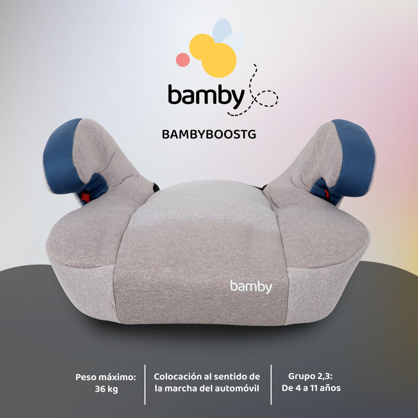 Asiento Elevador Coche Para Bebe Booster Carro Cojin SillaBAMBYBOOST