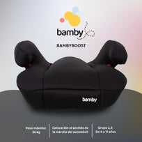 Asiento Elevador Coche Para Bebe Booster Carro Cojin SillaBAMBYBOOST