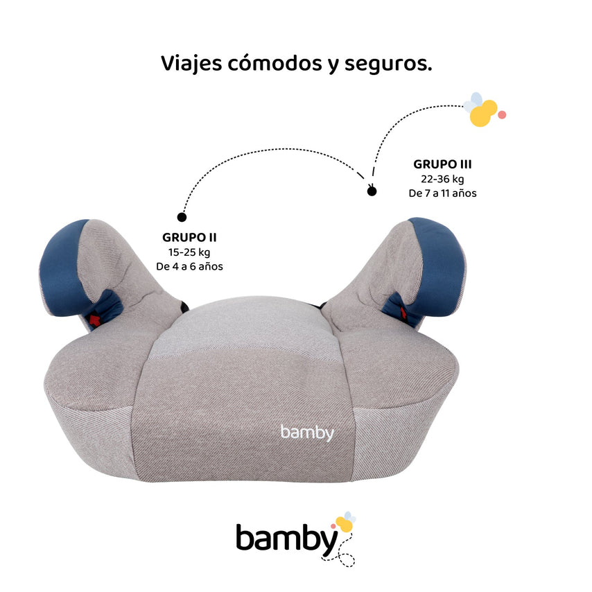 Asiento Elevador Coche Para Bebe Booster Carro Cojin SillaBAMBYBOOST