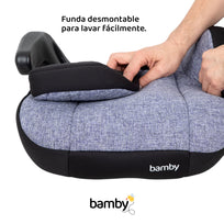 Asiento Elevador Coche Para Bebe Booster Carro Cojin SillaBAMBYBOOSTGN