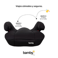 Asiento Elevador Coche Para Bebe Booster Carro Cojin SillaBAMBYBOOST