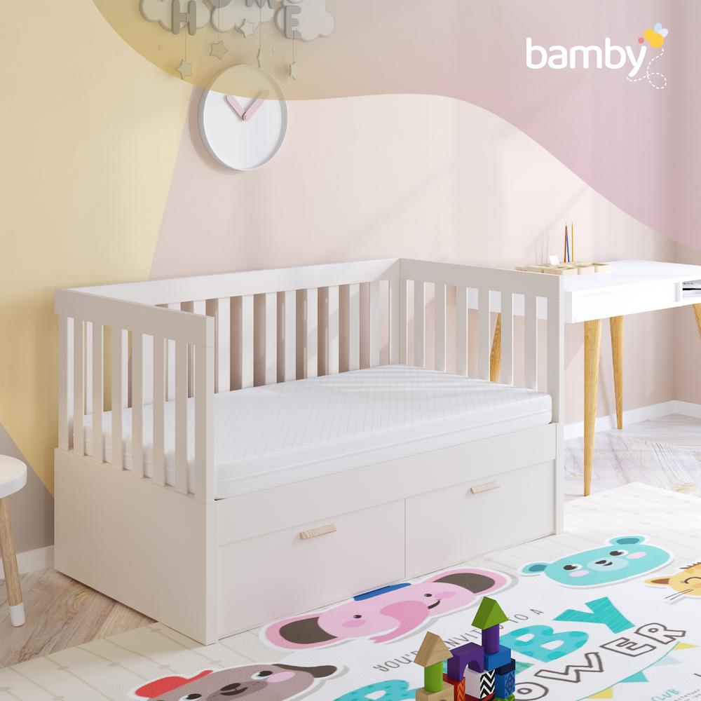 Colchon Cuna Bebe Impermeable Memory 100x70x7 Standar