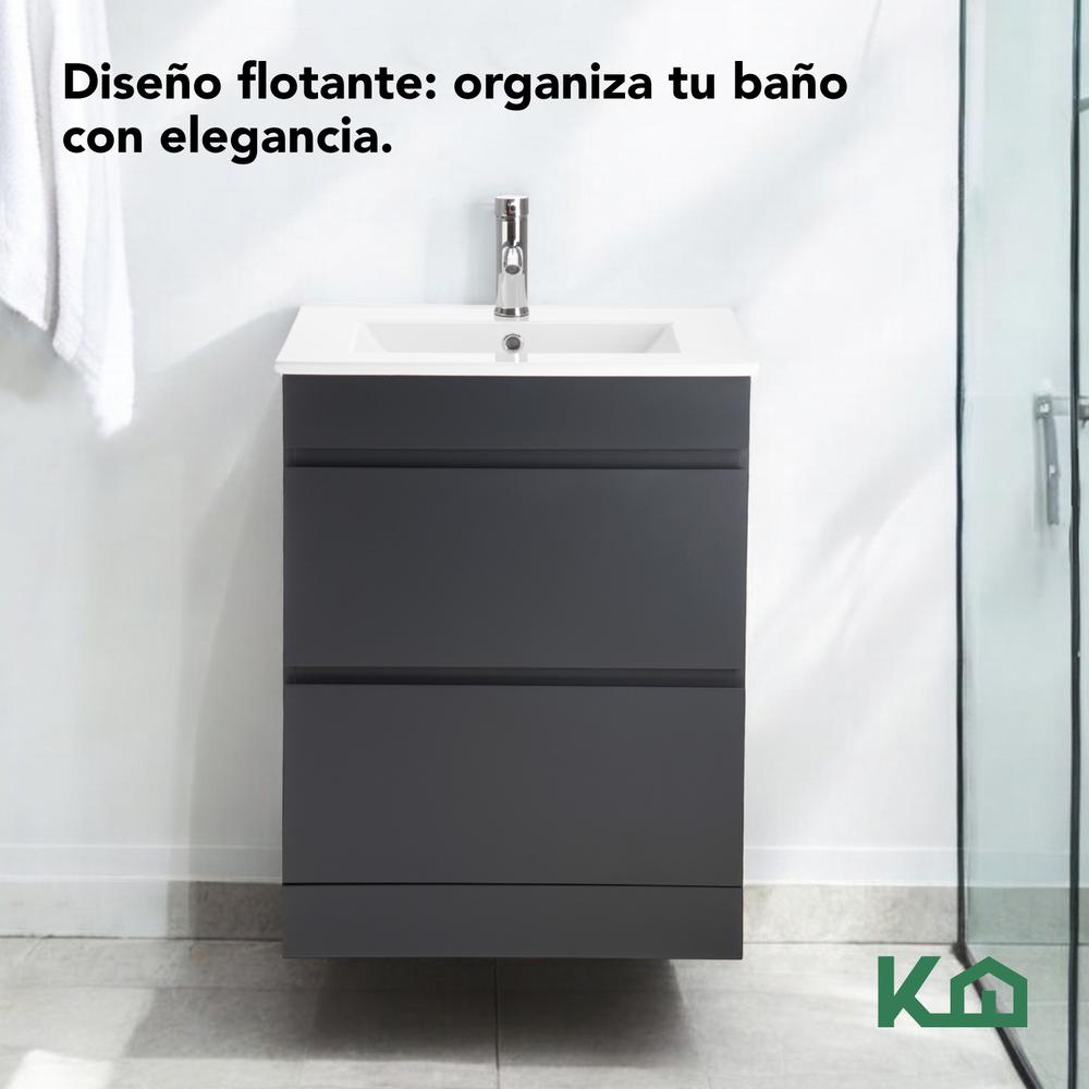 Mueble Gabinete Para Baño Lavamanos Lavabo Ovalín 2 Cajones