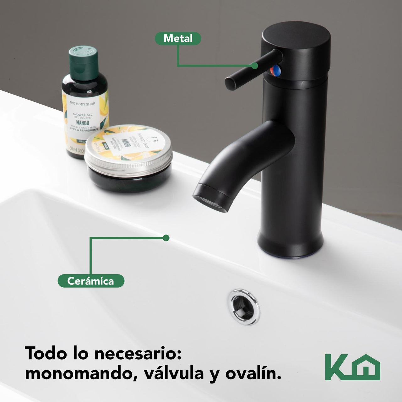 Mueble Gabinete Para Baño Lavamanos Lavabo 2 Cajones Estante