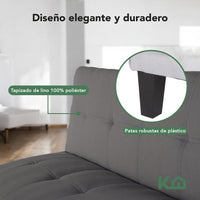 Thumbnail for Sofa Cama Plegable Individual Sillón Minimalista Reclinable