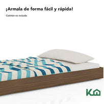 Base Cama Individual KingsHouse Box DesmontableKINGSINGLE2