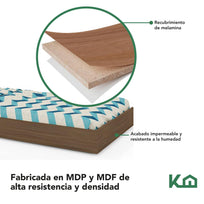 Base Cama Individual KingsHouse Box DesmontableKINGSINGLE2