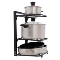 Batería De Cocina Tricapa Combo Estante Ollas Sartenes 7 PiezasCOMBO-CH-28