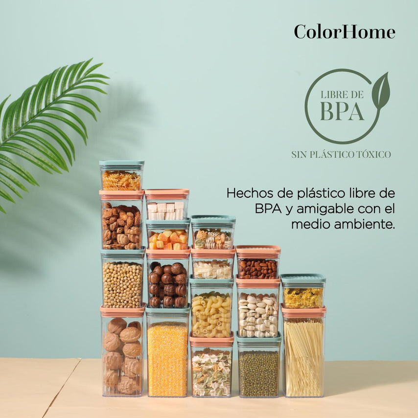 Batería de Cocina Tricapa más Contenedores Hermeticos 17 PiezasCOMBO-CH-07