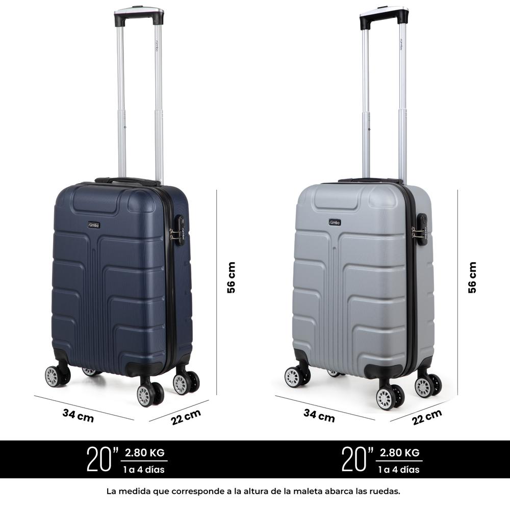 Combo Maletas De Viaje Cabina Carry On 20in 10kg 2 Piezas