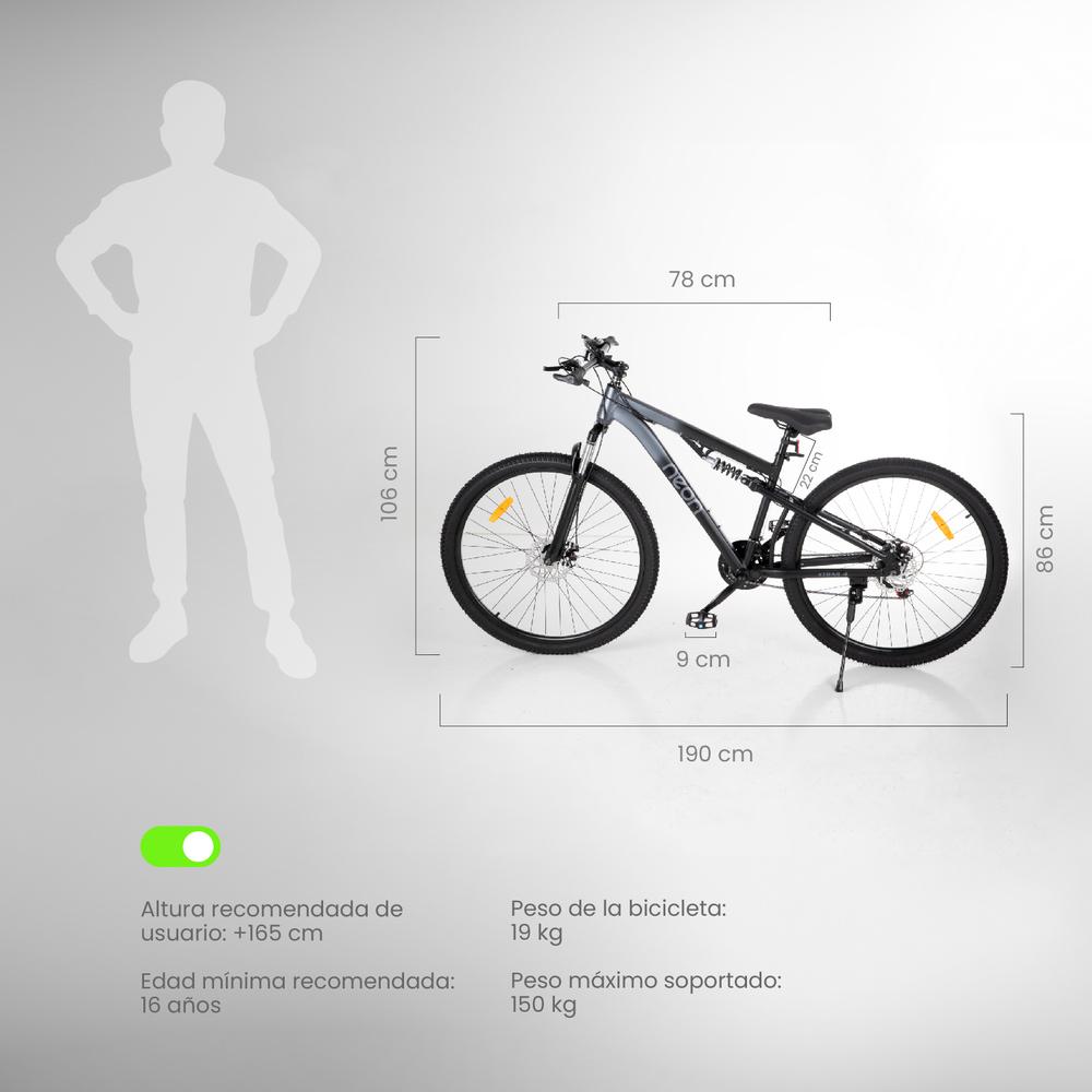 Bicicleta De Montaña Doble Suspensión Rodada 29 Aluminio