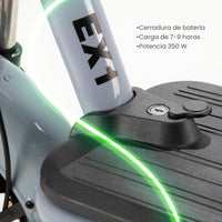 Thumbnail for Bicicleta Eléctrica 350w 38km/h Acero 150 Kg Canastilla 50km