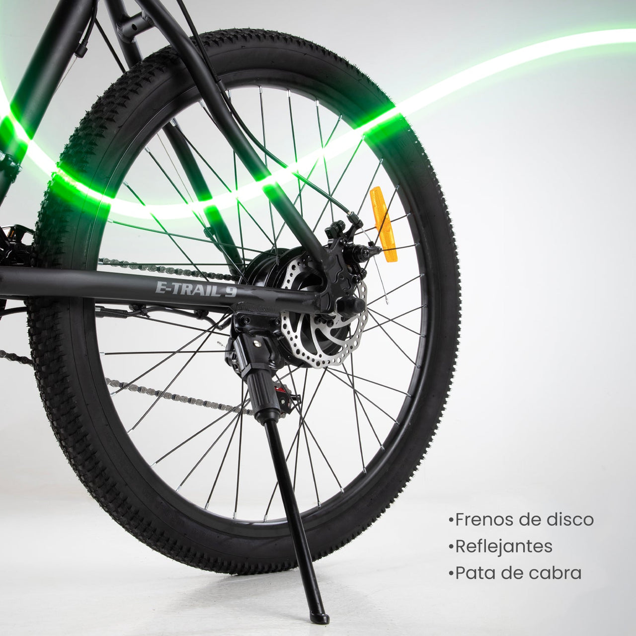 Bicicleta Eléctrica Aluminio R27.5 Freno Disco Shimano 21 V