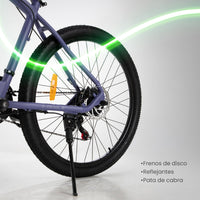 Thumbnail for Bicicleta Eléctrica R27.5 Freno Disco Shimano 21 V Aluminio