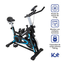 Bicicleta Fija 13 kg Estática Para Spinning Cardio FitnessKINGBIFI13