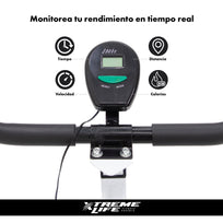 Bicicleta Fija Spinning Estática 8 Kg Cardio Profesional BlancaSKYAEROB8