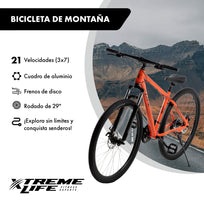 Bicicleta Montaña Mountain Bike Ruta Rodada 29 Freno Disco AceroSKYMTNBIKEB