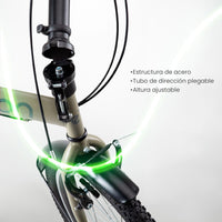 Thumbnail for Bicicleta Plegable Vintage R20 7 Velocidades Acero Neon