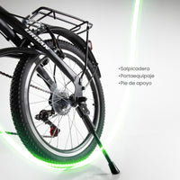 Thumbnail for Bicicleta Plegable Vintage R20 7 Velocidades Acero Neon