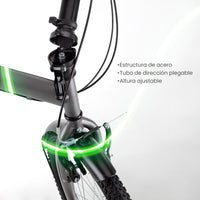 Thumbnail for Bicicleta Plegable Vintage R20 7 Velocidades Acero Neon