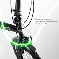 Thumbnail for Bicicleta Plegable Vintage R20 7 Velocidades Acero Neon