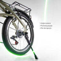 Thumbnail for Bicicleta Plegable Vintage R20 7 Velocidades Acero Neon