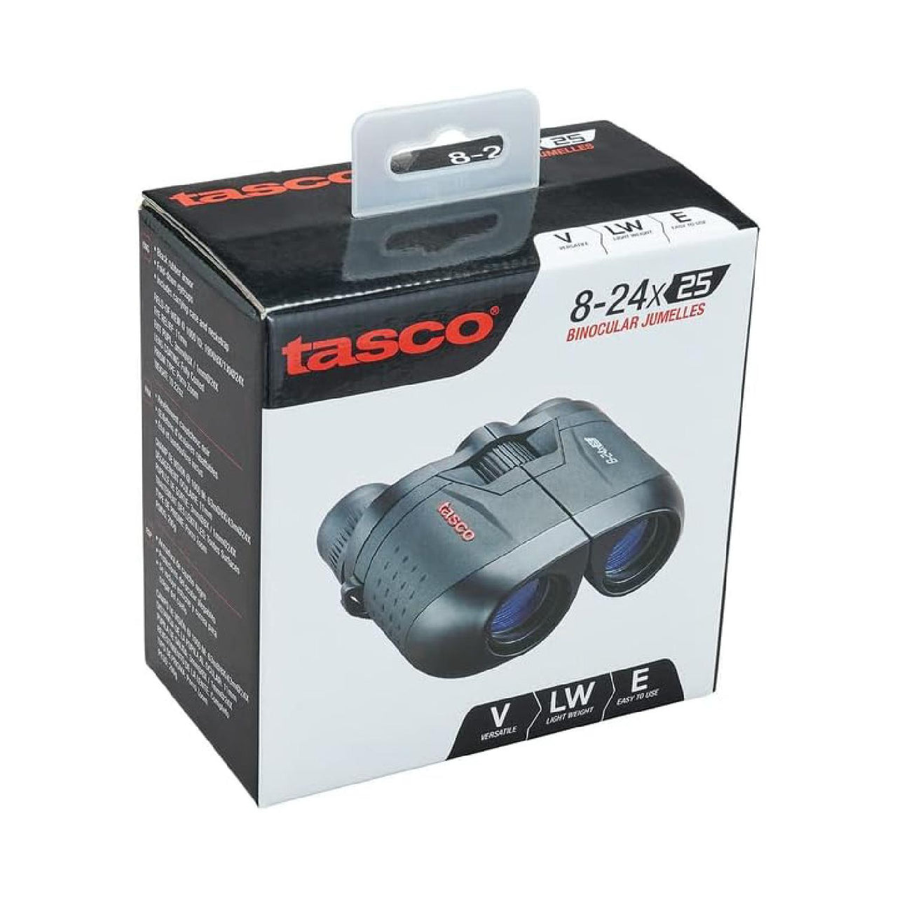 Binocular 10x25 Zoom Antirreflejante Sistema Compacto Tasco