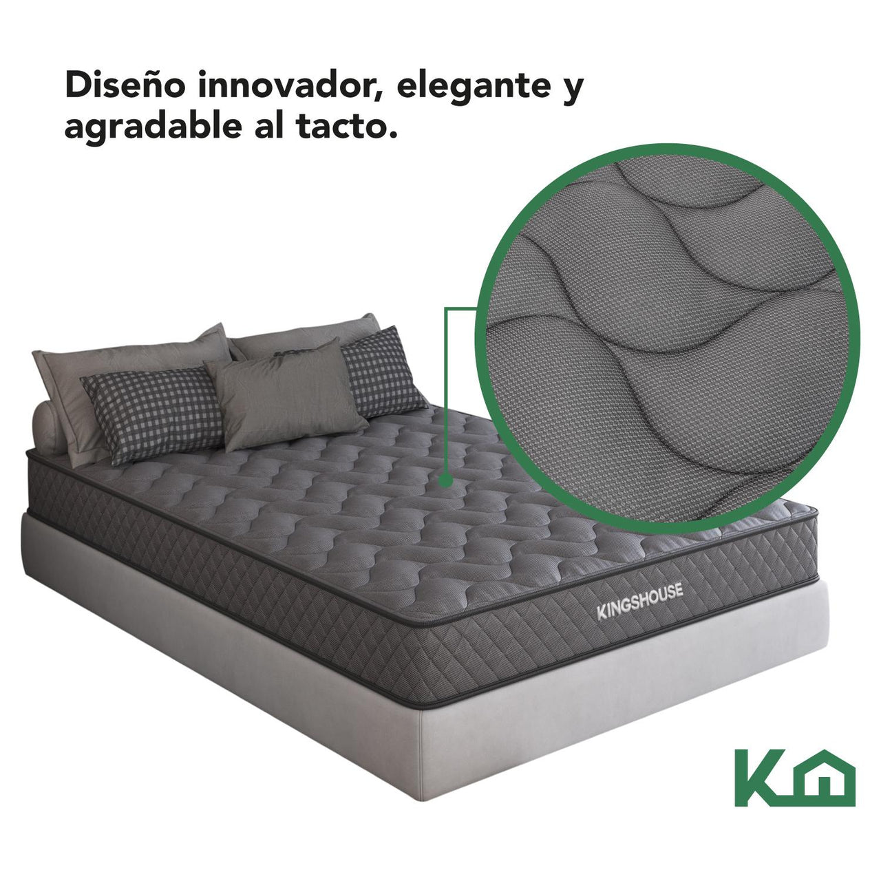 Colchon Individual En Caja 15cm Alto KingsHouse