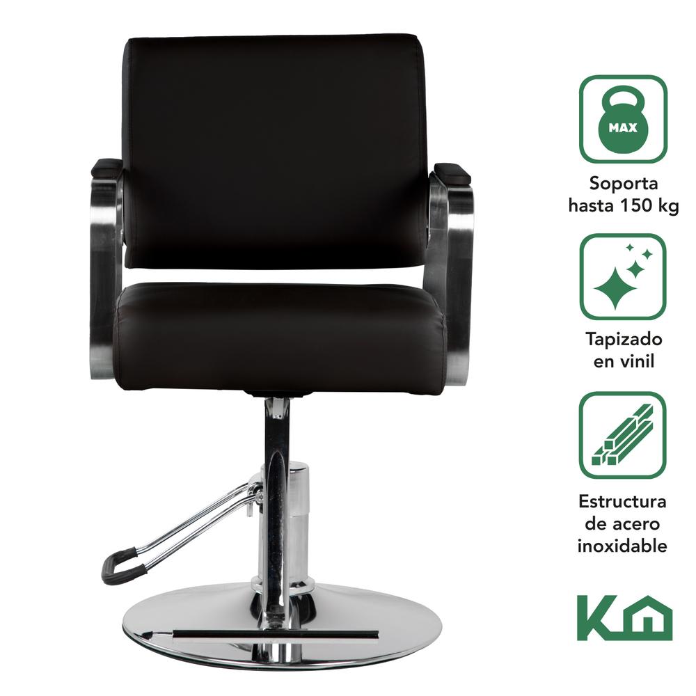 Sillon Barbero Estetica Silla Hidraulico Ajustable Barberia