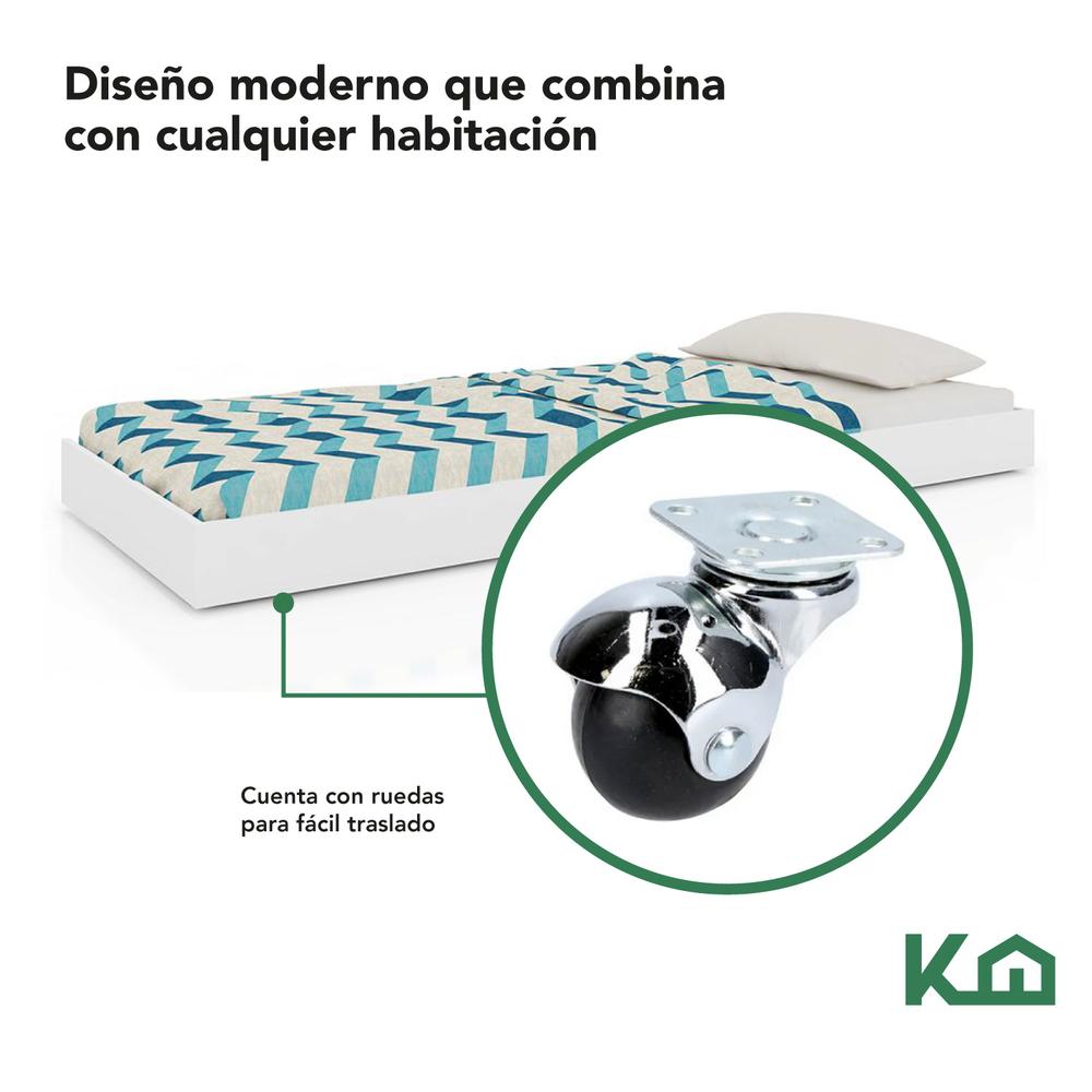 Litera Doble Individual + Cama Base Individual KingsHouse