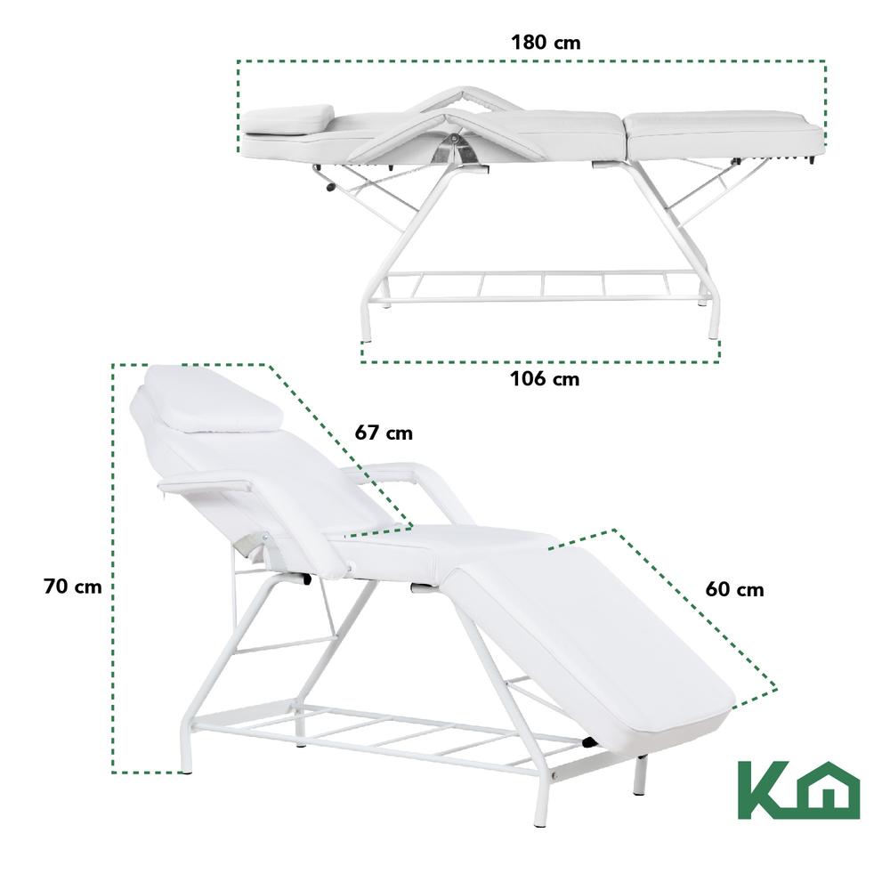 Cama De Masaje Silla Para Faciales Reclinable Spa Profesional